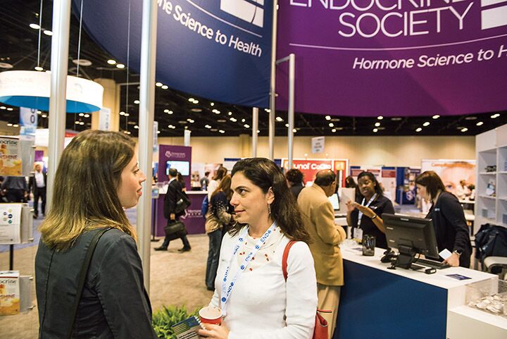 Society Booth at Annual Meeting